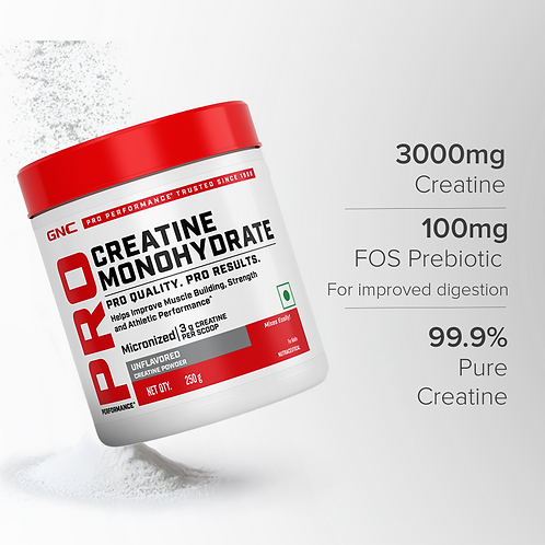 GNC Pro Creatine Monohydrate 250 G