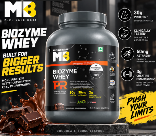 MuscleBlaze Biozyme Performance Whey Protein PR 2kg