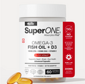 ALPINO SUPERONE OMEGA-3 FISH OIL + D3 60 SOFTGEL
