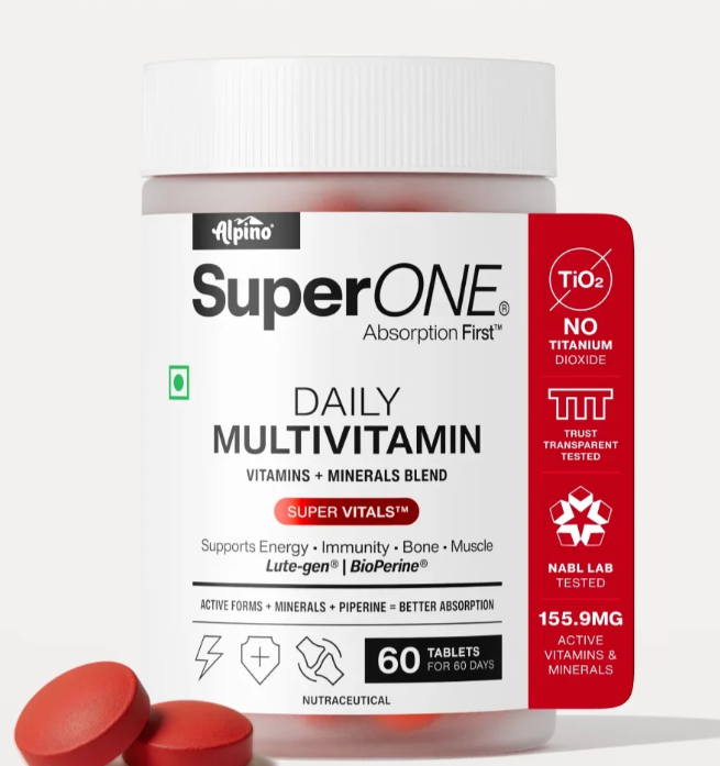 ALPINO SUPERONE DAILY MULTIVITAMIN 60 TABLET