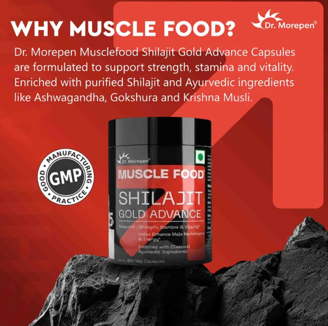 DR. MOREPEN Muscle Food Shilajit Gold Advance