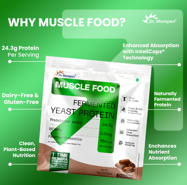 Dr. Morepen muscle food Fermented Yeast Protein