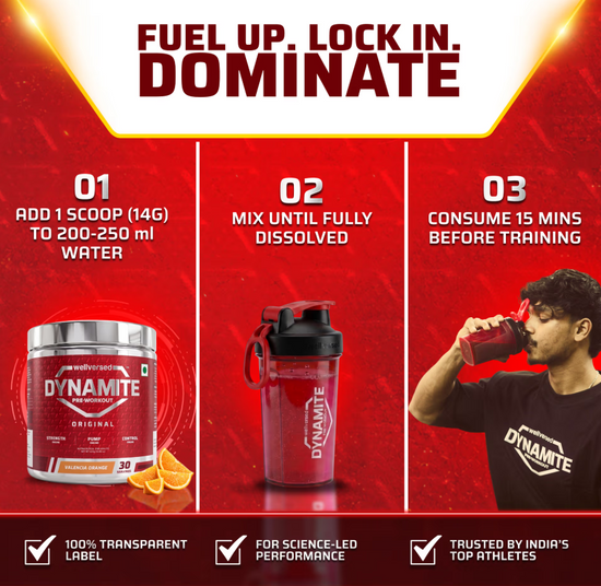 WELLVERSED Dynamite Pre-Workout (420g, 30 Servings)