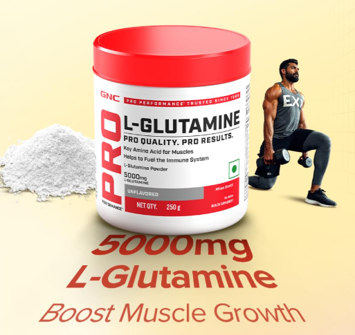 GNC Pro Performance L-Glutamine 250GM