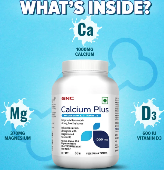 GNC Calcium Plus 1000mg