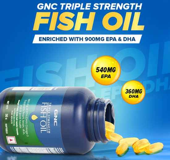 GNC Triple Strength Fish Oil 900MG