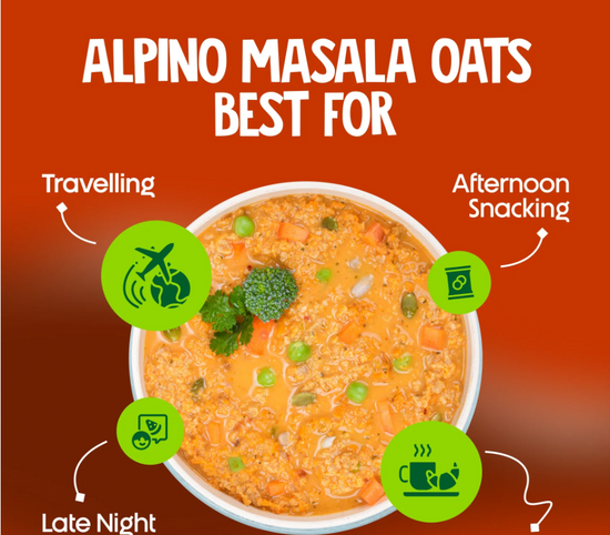 ALPINO High Protein Oats Indian Masala