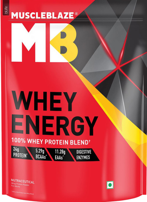 MUSCLEBLAZE WHEY ENERGY 100% WHEY PROTEIN BLEND