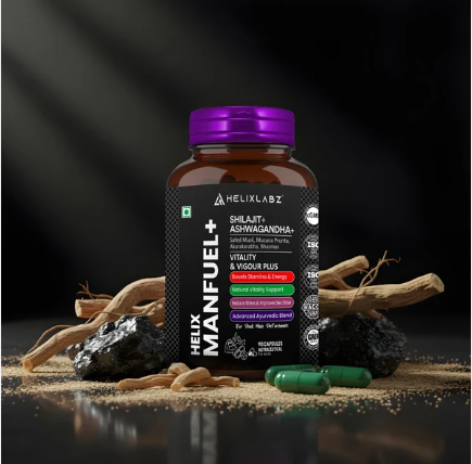 ManFuel+ Capsules | Shilajit + Ashwagandha