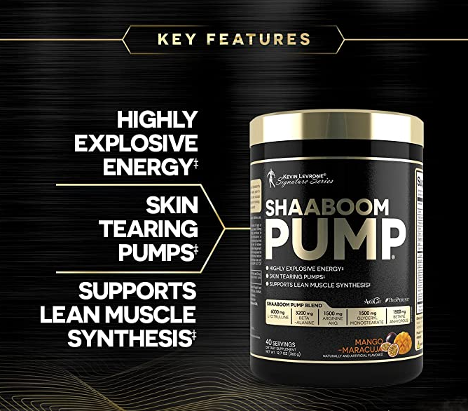 Kevin Levrone Shaaboom Pump PRE WORKOUT