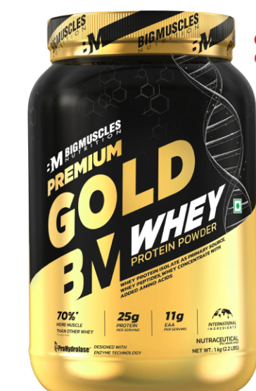 Bigmuscles Nutrition Premium Gold Whey 1Kg