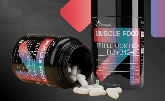 DR. MORPEN Muscle Food Triple Complex D3+B12+K2