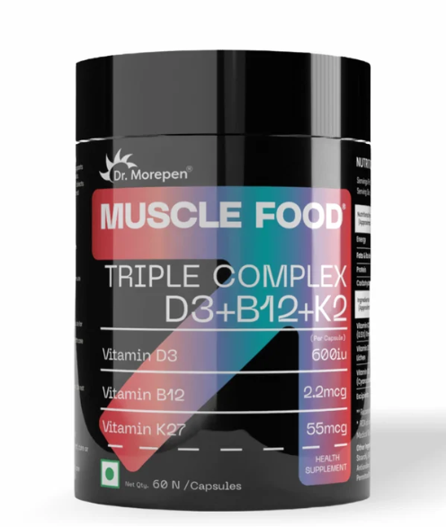 DR. MORPEN Muscle Food Triple Complex D3+B12+K2