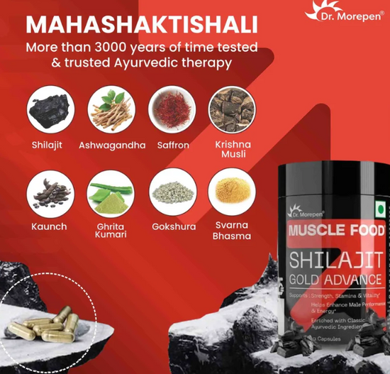 DR. MOREPEN Muscle Food Shilajit Gold Advance
