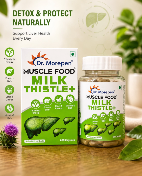 DR. MOREPEN  MUSCLE FOOD MILK THISTLE + 60 CAPSULES