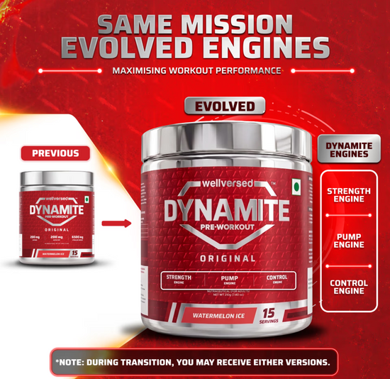 WELLVERSED Dynamite Pre-Workout 210GM 15 SERVINGS