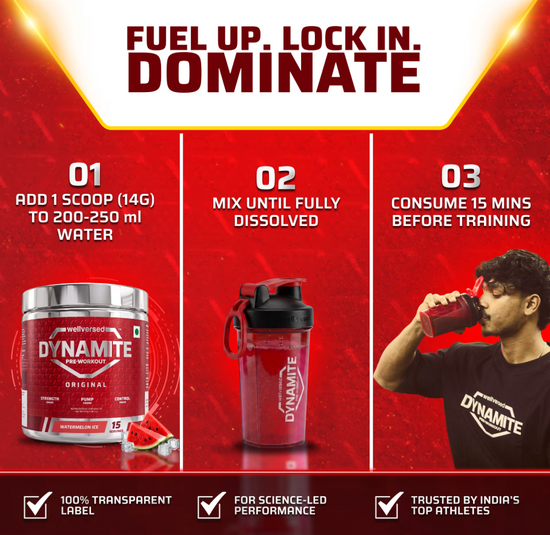 WELLVERSED Dynamite Pre-Workout 210GM 15 SERVINGS