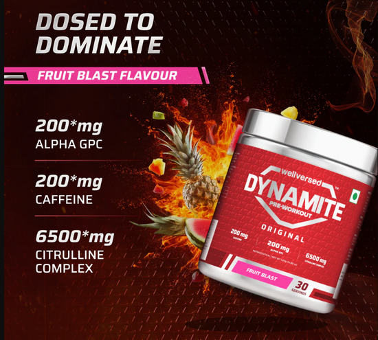 WELLVERSED Dynamite Pre-Workout (420g, 30 Servings)