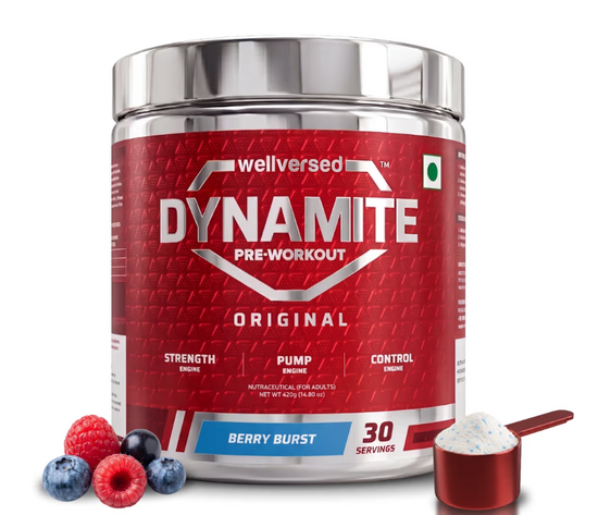 WELLVERSED Dynamite Pre-Workout (420g, 30 Servings)