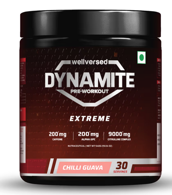 WELLVERSED Dynamite Pre-Workout EXTREME (540g, 30 Servings)