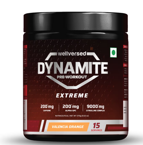 WELLVERSED Dynamite Pre-Workout EXTREME (270g, 15 Servings)