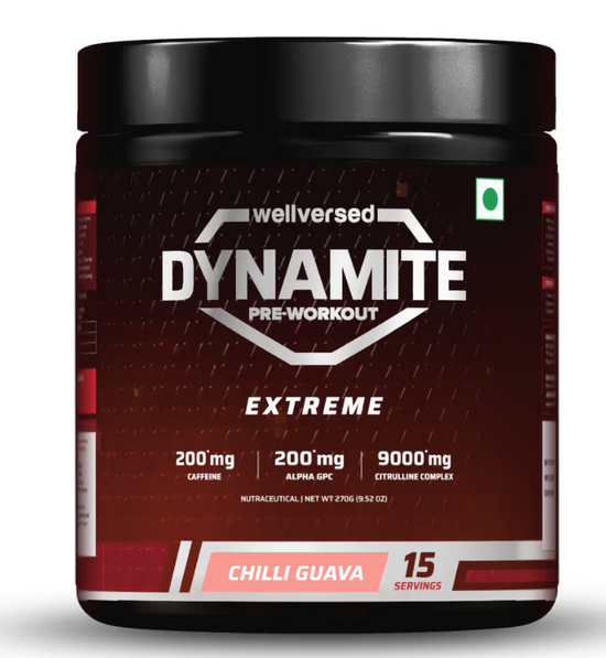WELLVERSED Dynamite Pre-Workout EXTREME (270g, 15 Servings)