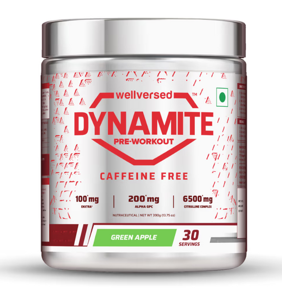 Dynamite Pre-Workout Caffeine Free 390g, 30 SERVING