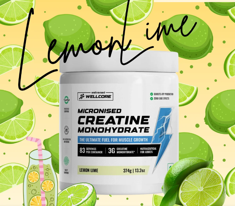 WELLVERSED Wellcore Pure Micronised Creatine Monohydrate (307g, 83 servings)