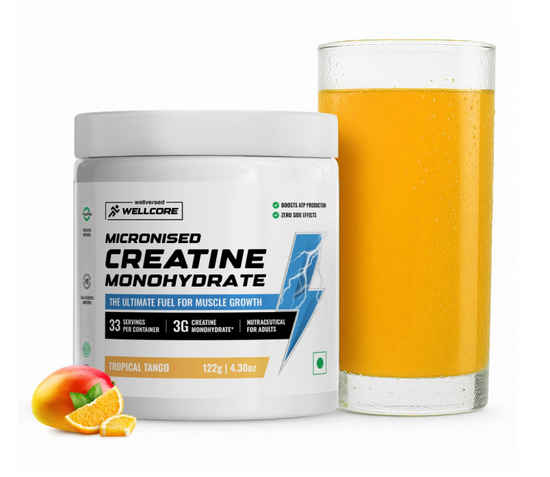 WELLVERSED Wellcore Pure Micronised Creatine Monohydrate (307g, 83 servings)