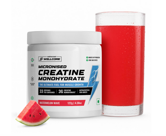 WELLVERSED Wellcore Pure Micronised Creatine Monohydrate (307g, 83 servings)