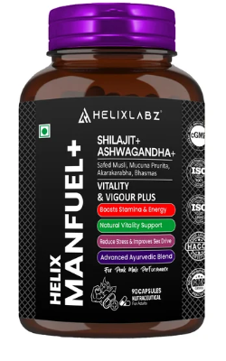 ManFuel+ Capsules | Shilajit + Ashwagandha